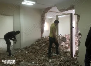 بازسازی سالن اجتماعات راه آهن نوین سازه نوین ایستا