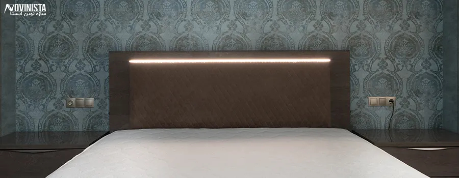 کاغذ دیواری اتاق خواب مدرن - دکوراسیون داخلی نوین ایستا